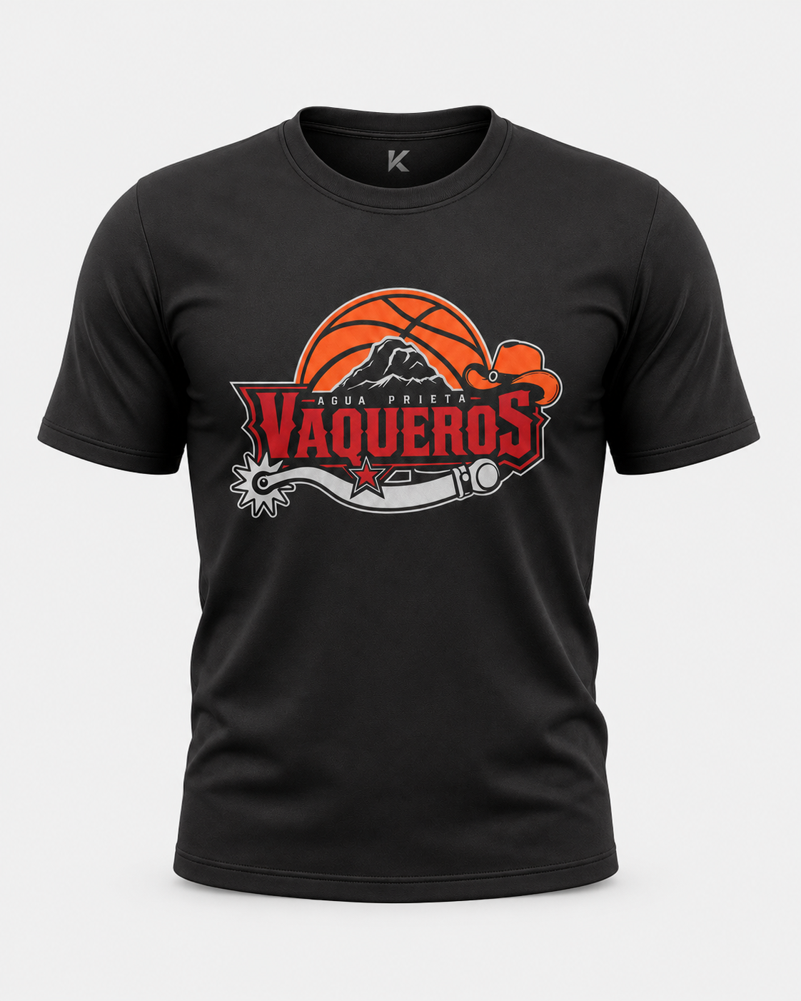 Playera Oficial Vaqueros 2026 Negra