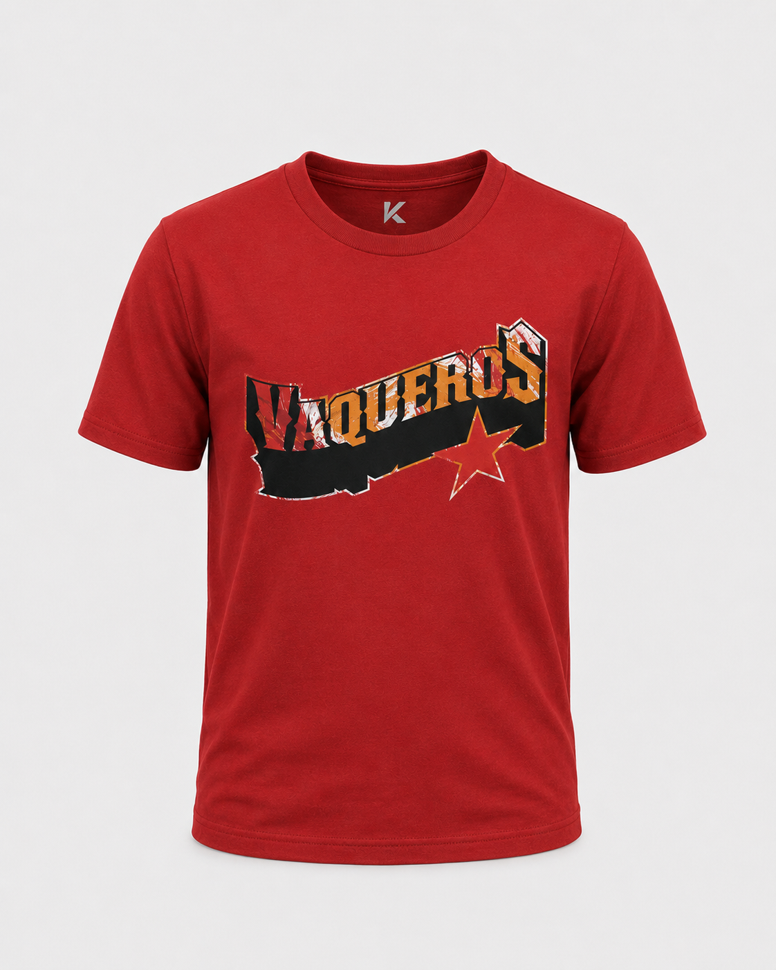 Playera Oficial Niño Vaqueros 2026 Roja