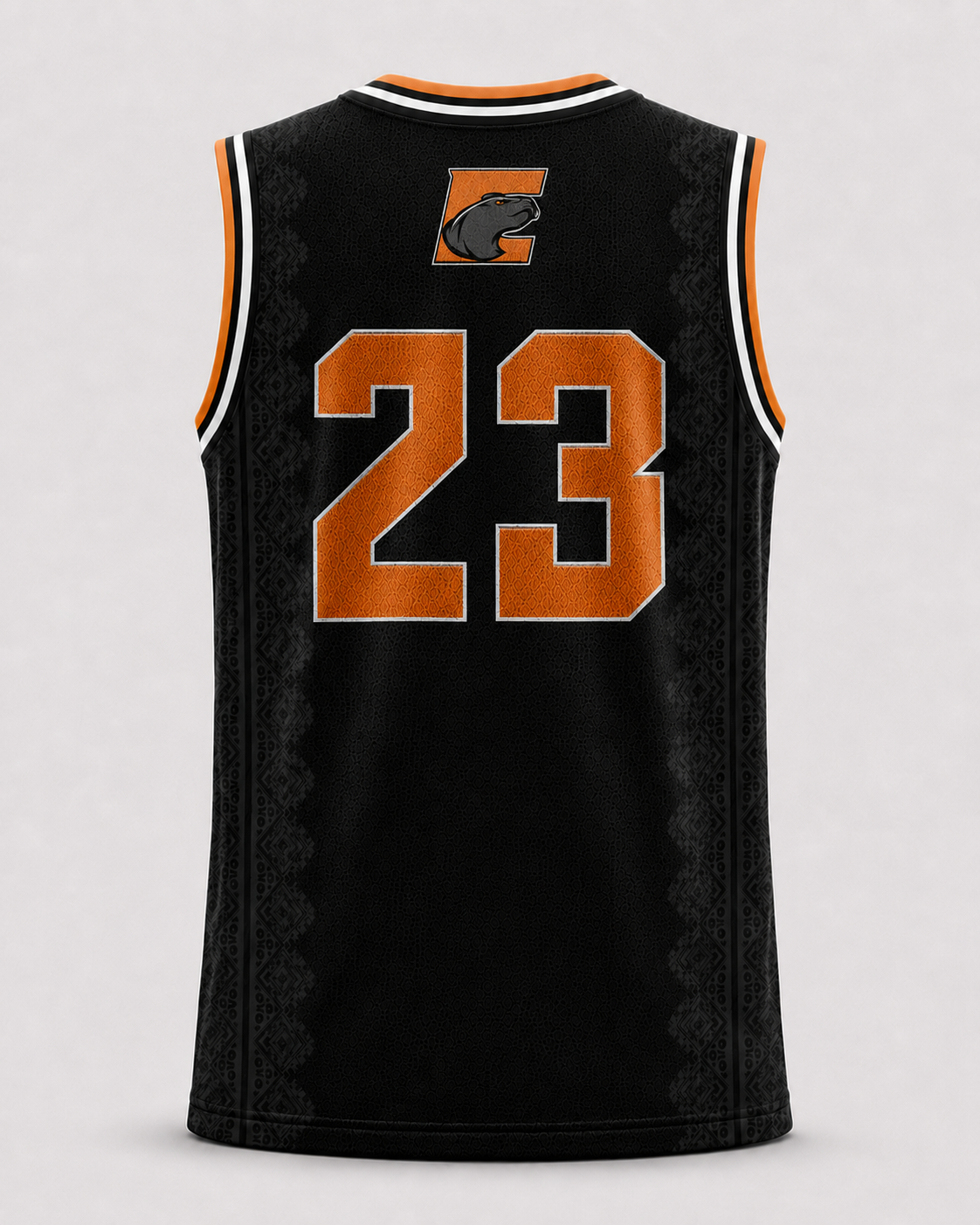 Jersey Oficial Ensenada Lobos 2026 Negra, espalda