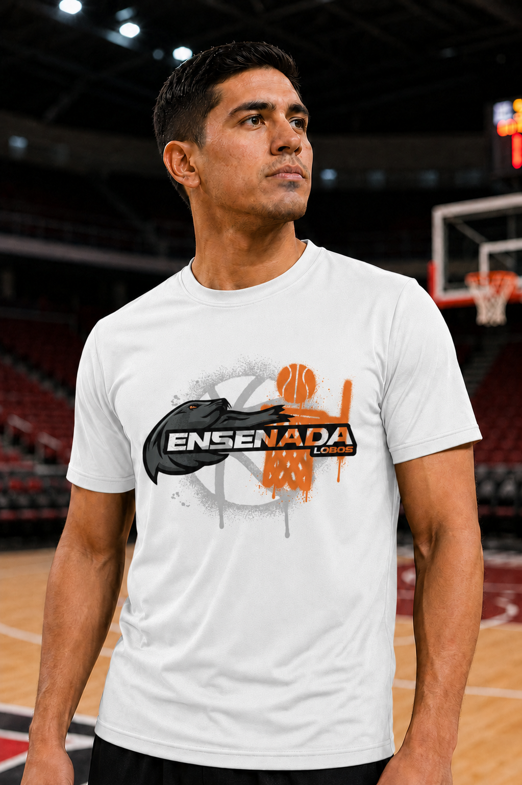 Playera Lifestyle Lobos 2026 Blanca