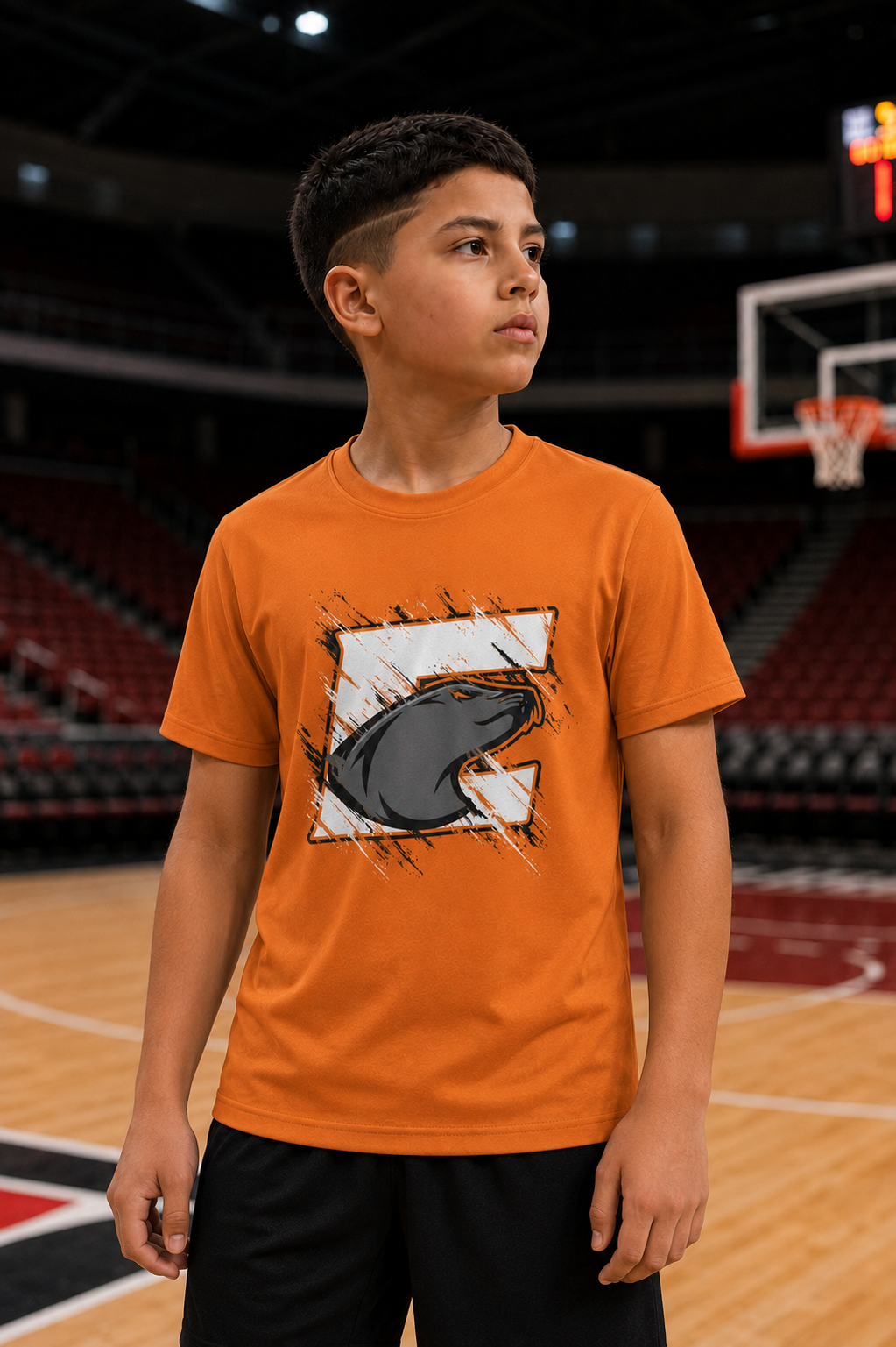 Playera Fan Lobos 2026 Naranja Infantil