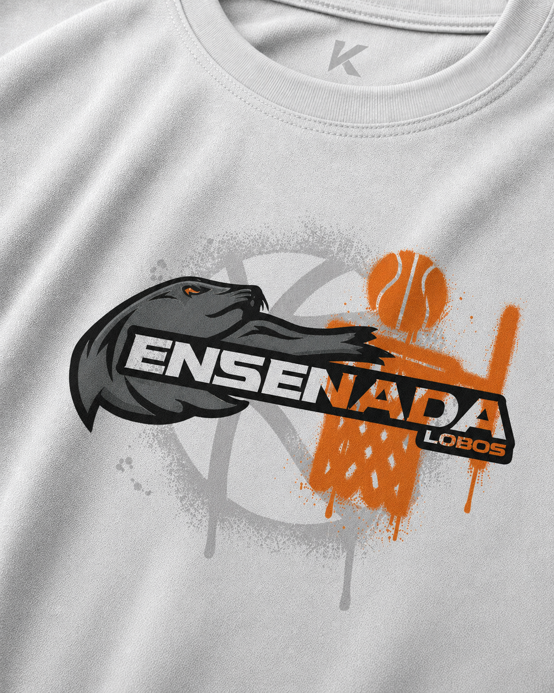 Playera Lifestyle Lobos 2026 Blanca Infantil