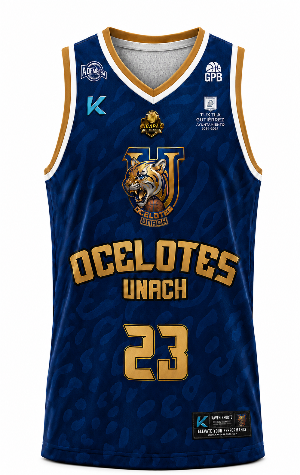 Jersey Oficial Ocelotes UNACH 2026 Local