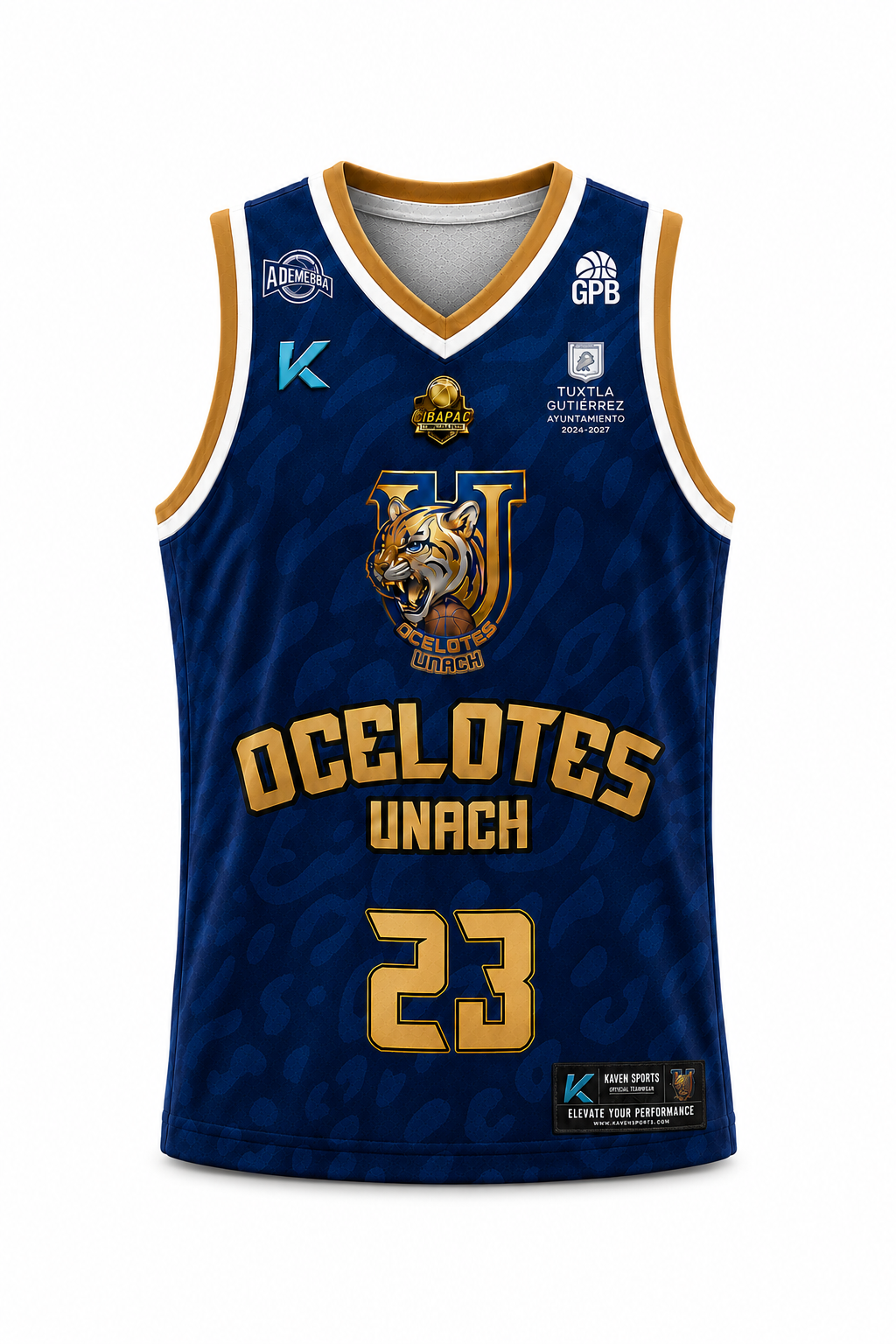 Jersey Oficial Niño Ocelotes UNACH 2026 Local