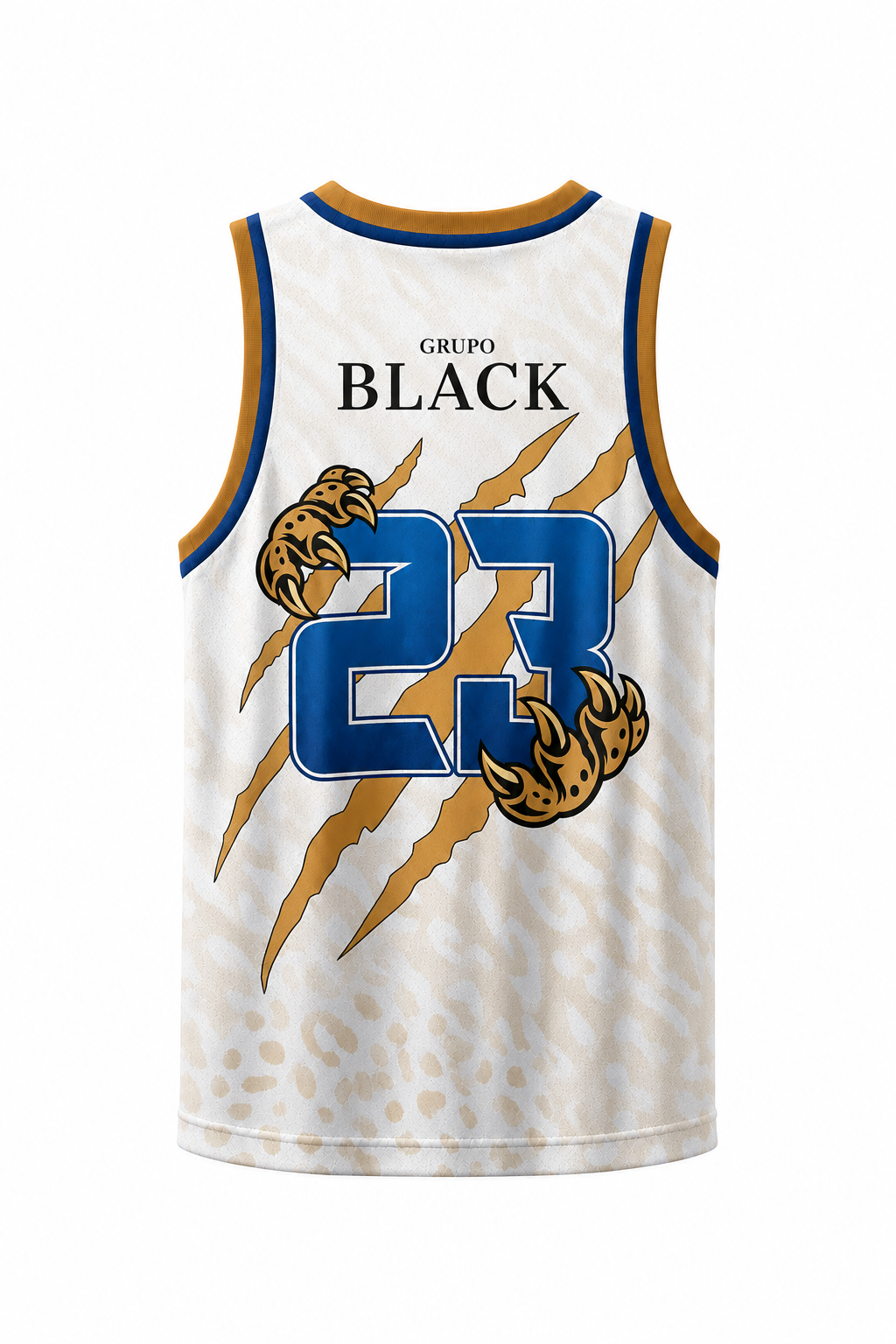 Jersey Oficial Niño Ocelotes UNACH 2026 Visita, espalda