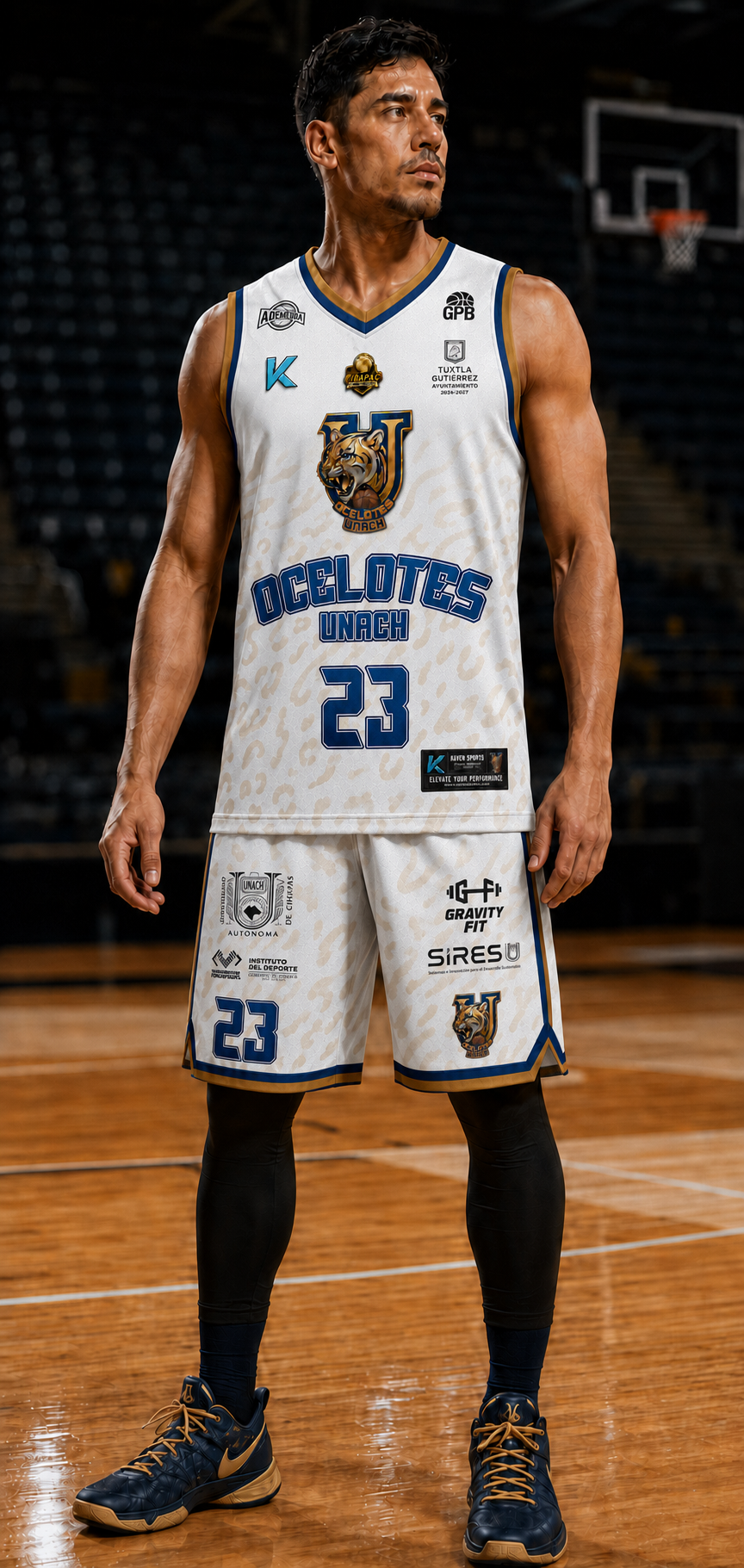 Jersey Oficial Ocelotes UNACH 2026 Visita