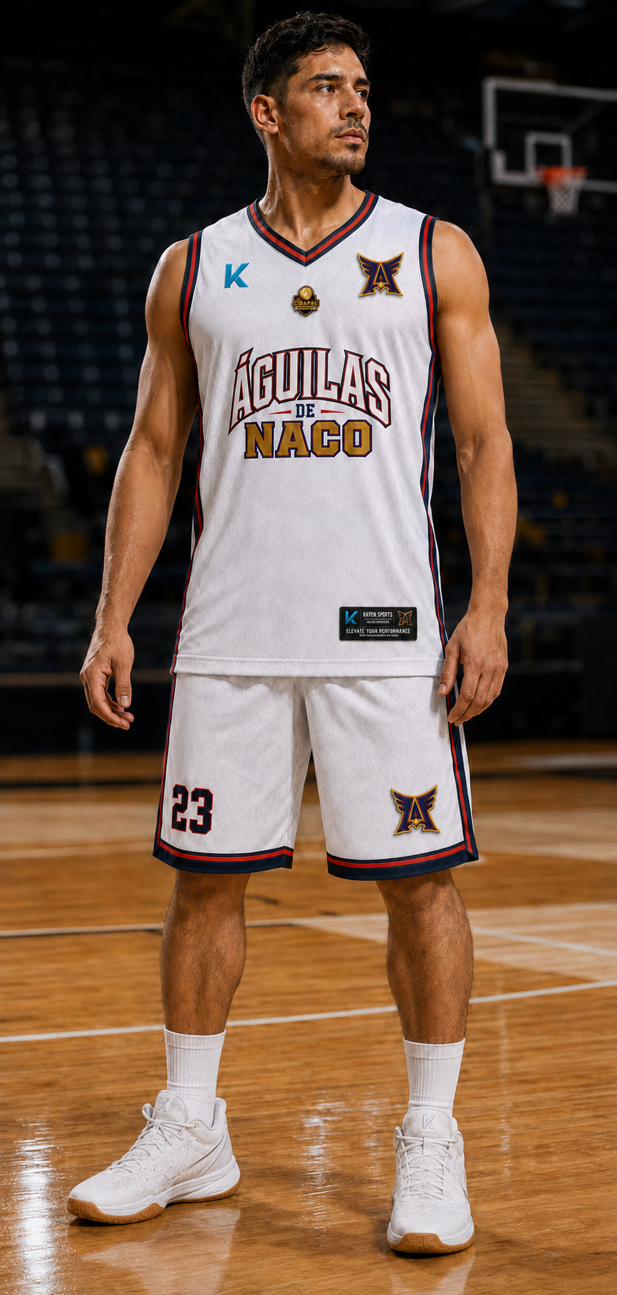 Jersey Oficial Águilas de Naco 2026 Blanca