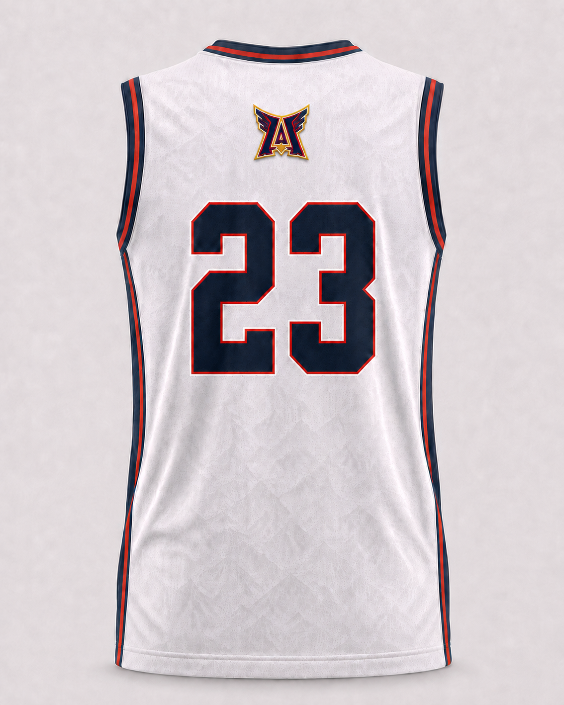 Jersey Oficial Águilas de Naco 2026 Blanca, espalda