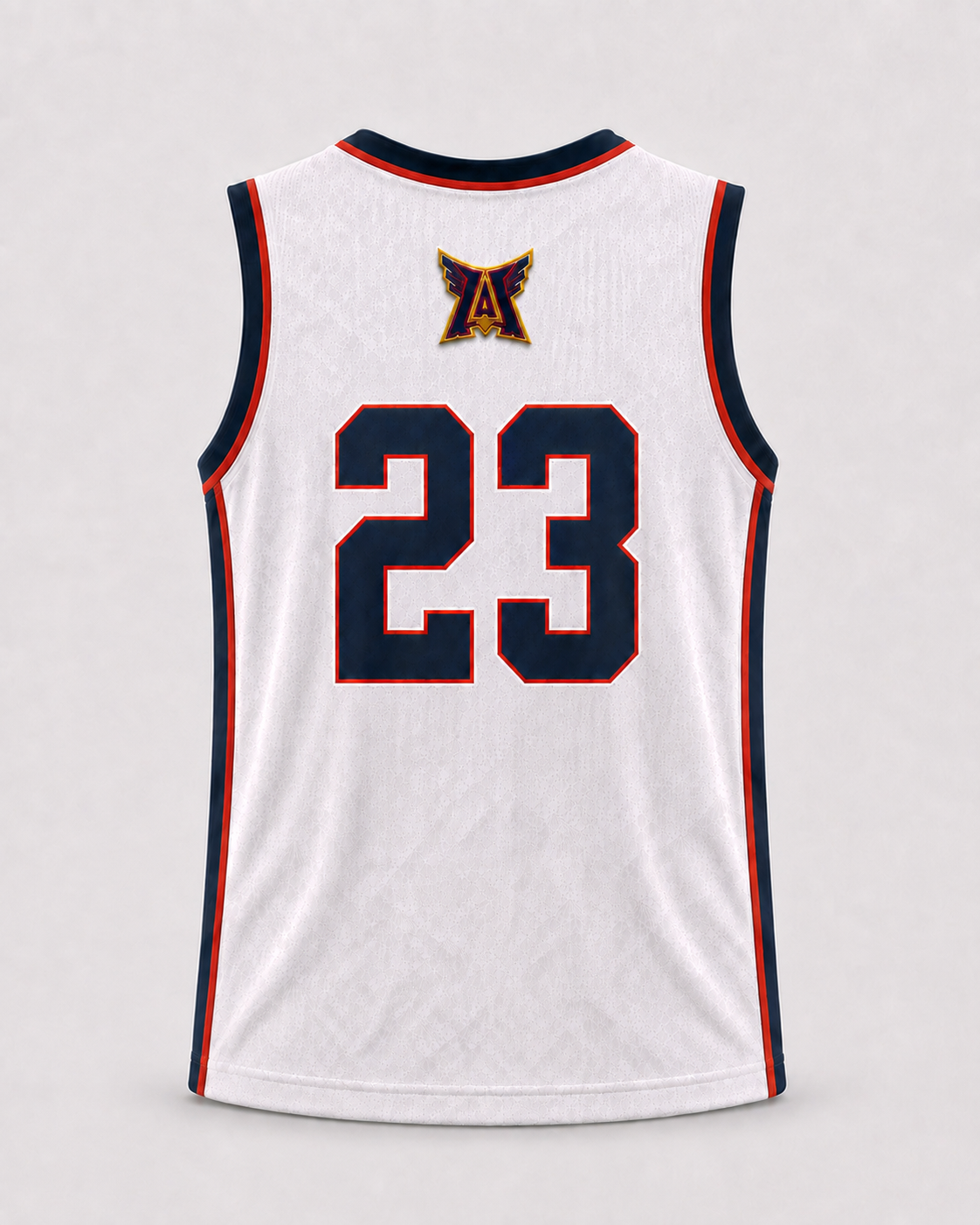 Jersey Oficial Niño Águilas de Naco 2026 Blanca, espalda