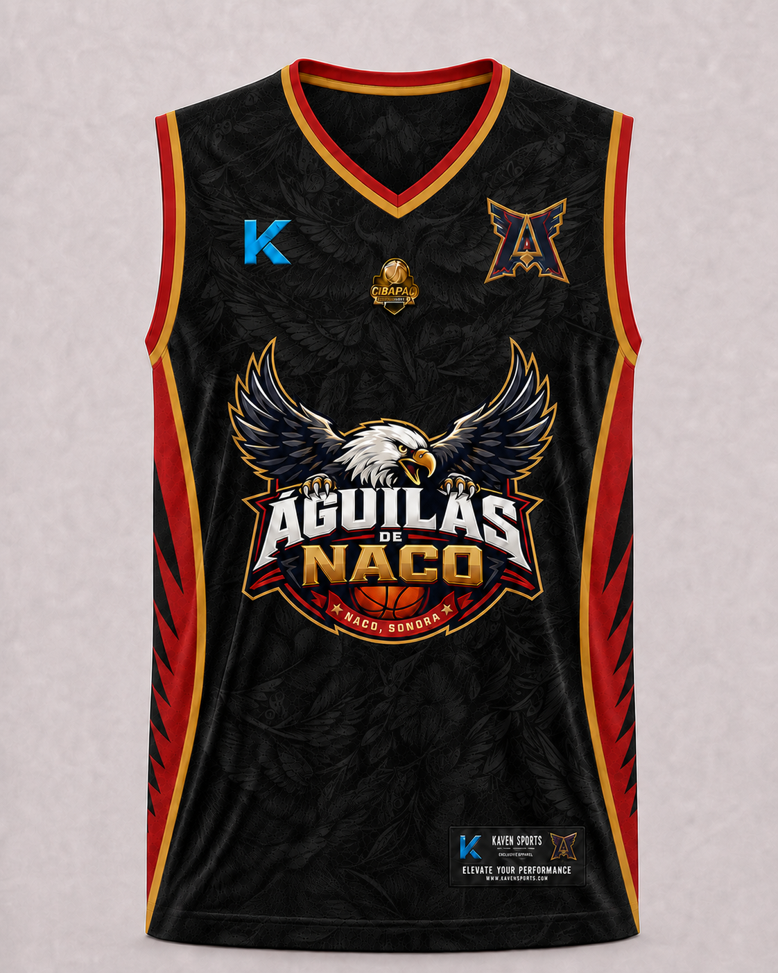Jersey Oficial Águilas de Naco 2026 Negra