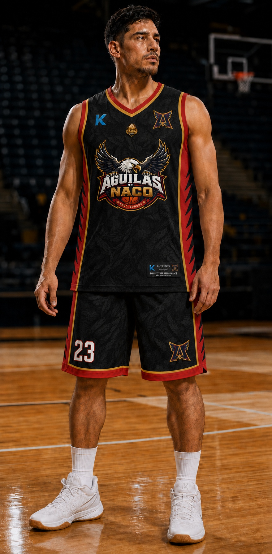 Jersey Oficial Águilas de Naco 2026 Negra