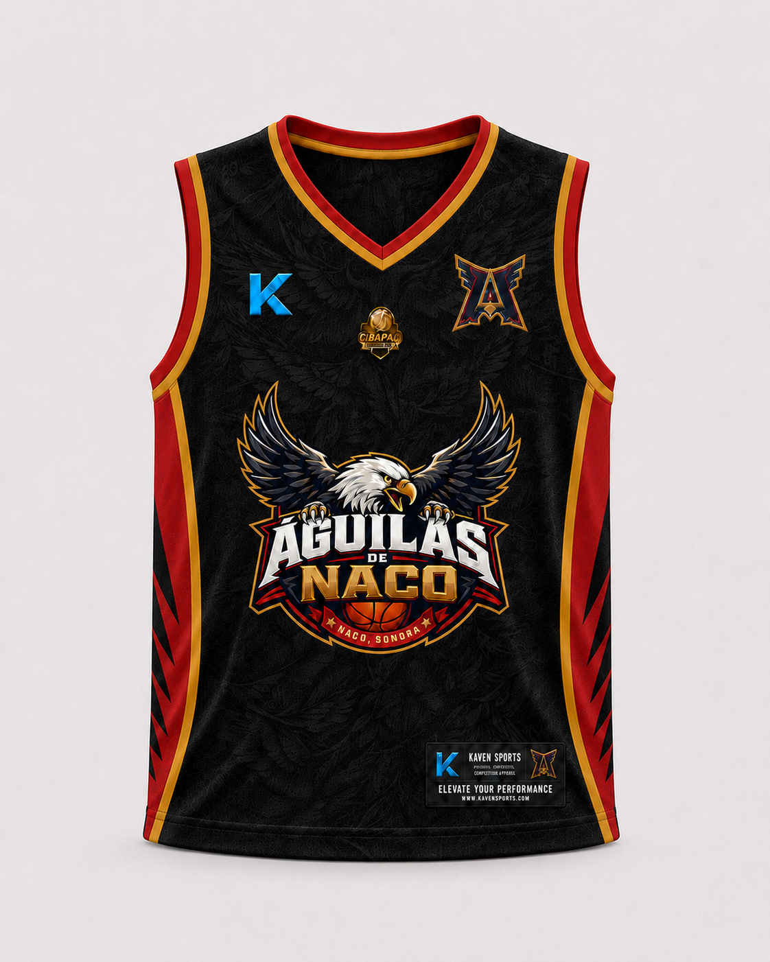 Jersey Oficial Niño Águilas de Naco 2026 Negra