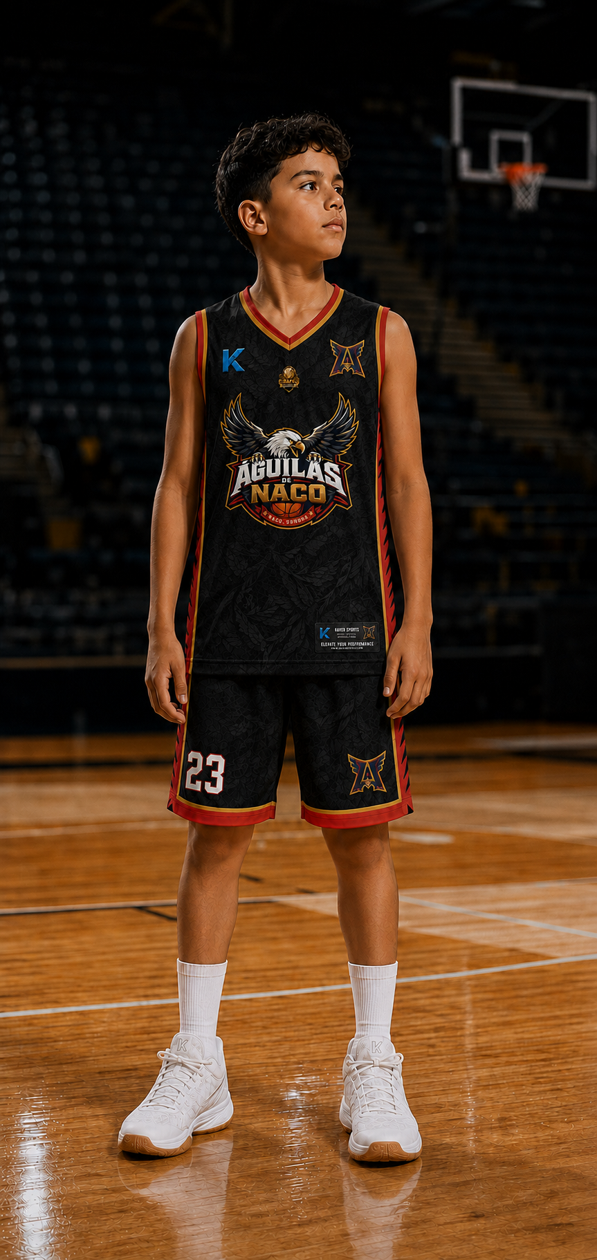 Jersey Oficial Niño Águilas de Naco 2026 Negra