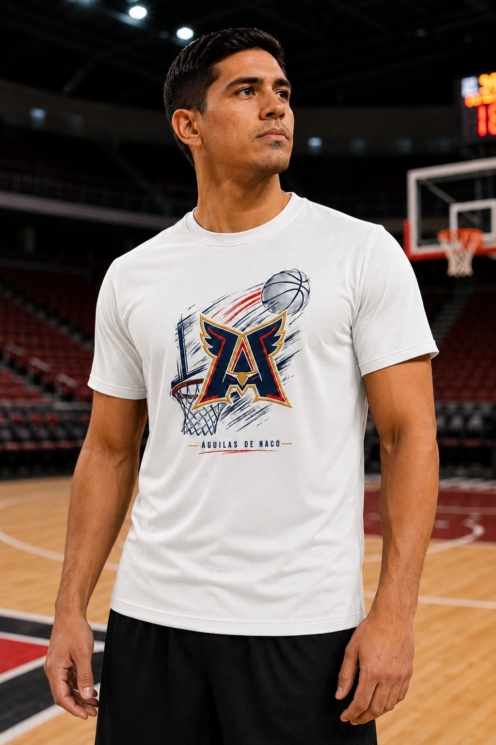 Playera Lifestyle Aguilas Blanca 