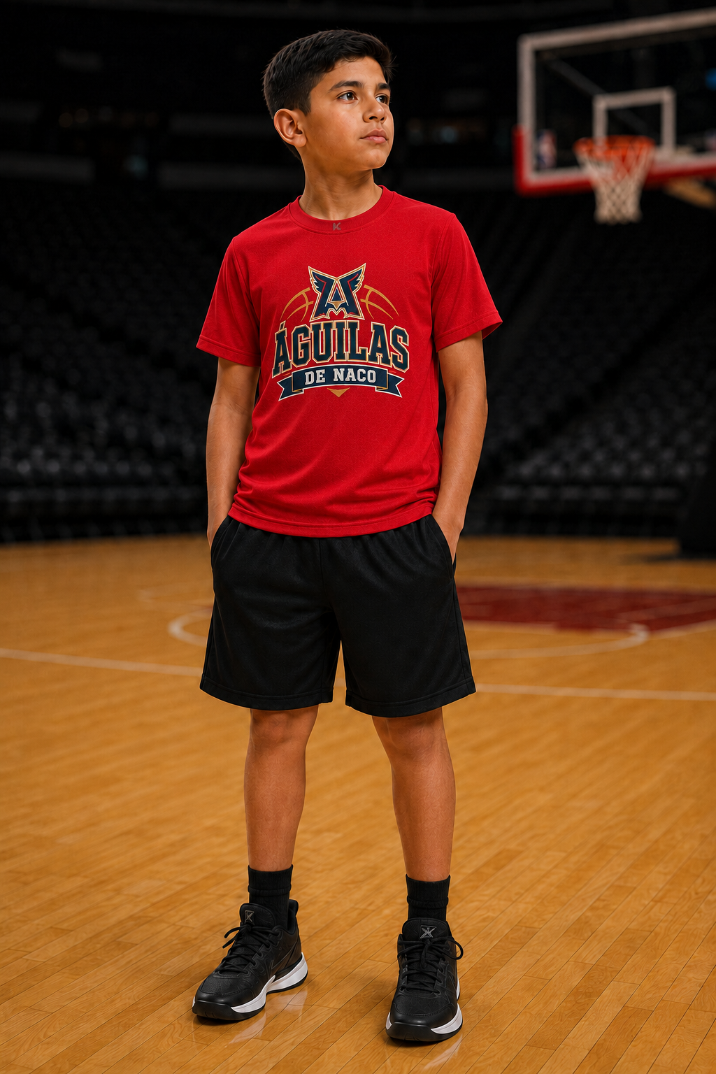 Playera Fan Aguilas Roja Infantil