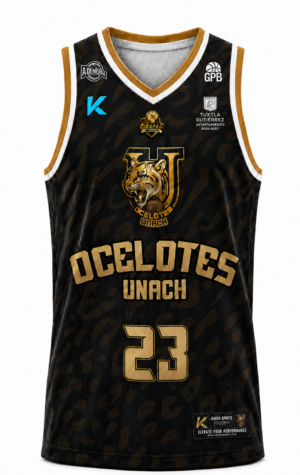 Jersey Oficial Ocelotes UNACH 2026 Alternativo