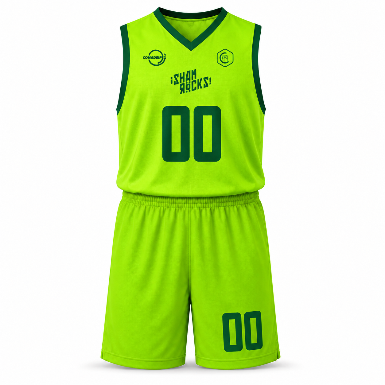 Basquetbol uniforme jersey cuello V short de juego