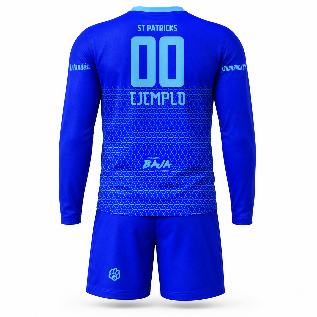 Futbol kit uniforme casa/visita jersey cuello V short de juego Prepa