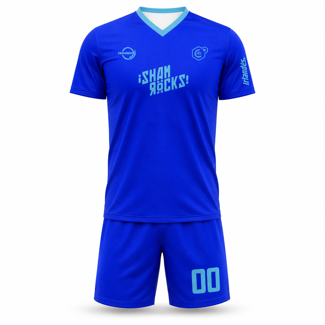 Futbol kit uniforme Porteros casa/visita jersey cuello V short de juego Prepa